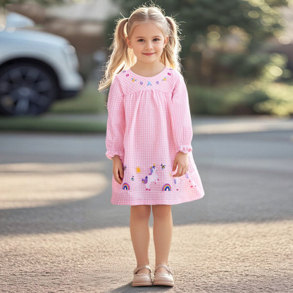 秋季寶寶女童洋裝