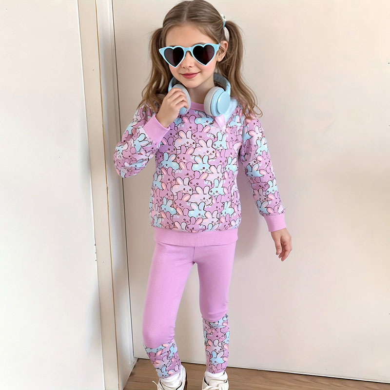 【新款】秋季歐美風女童長袖套裝