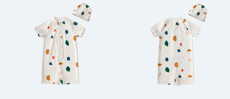 【送泳帽】兒童輕薄連身泳裝