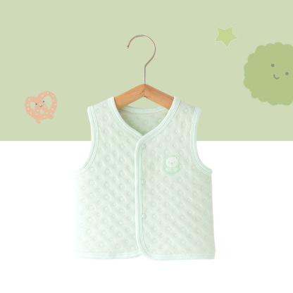 寶寶保暖夾棉小坎肩