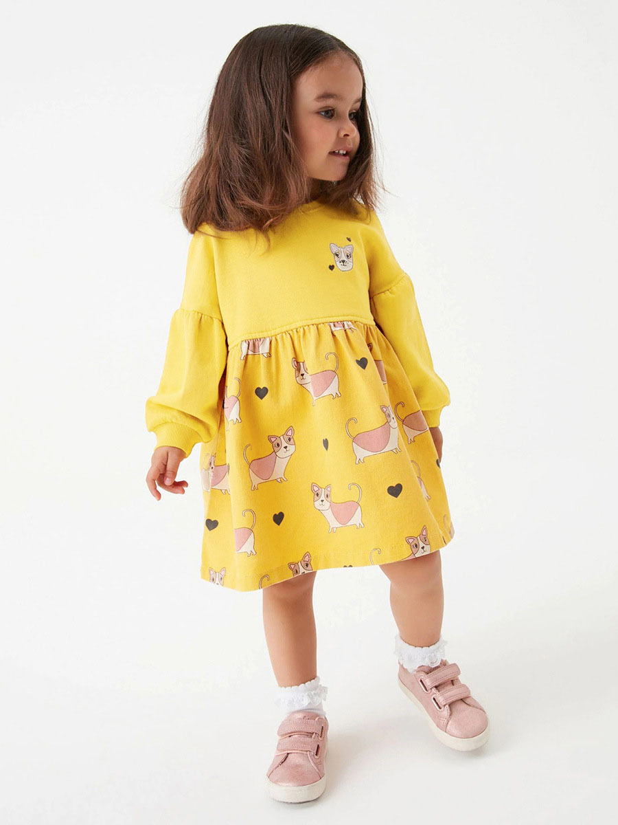 秋季女童純棉洋裝