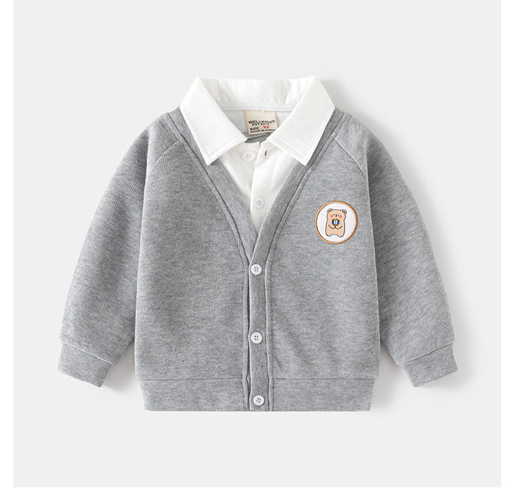 秋季新款韓版假兩件外套