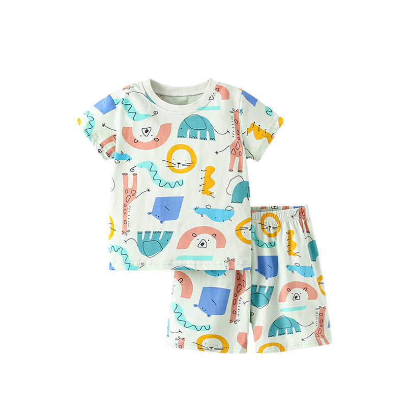 夏季男童短褲短袖套裝