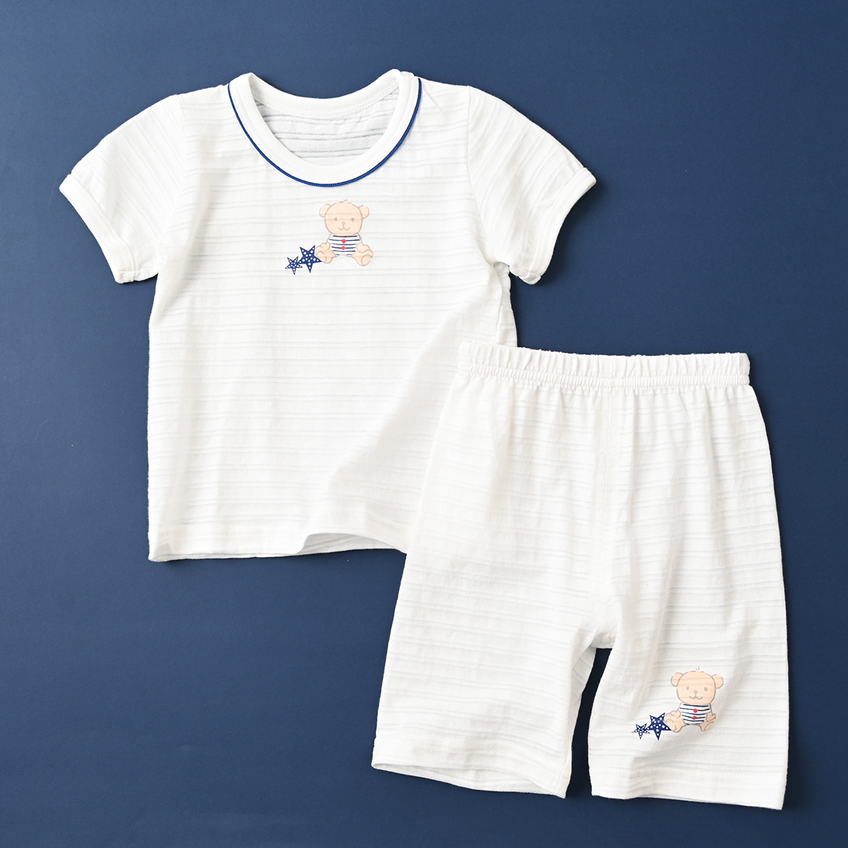 兒童竹節棉短袖T恤兩件裝