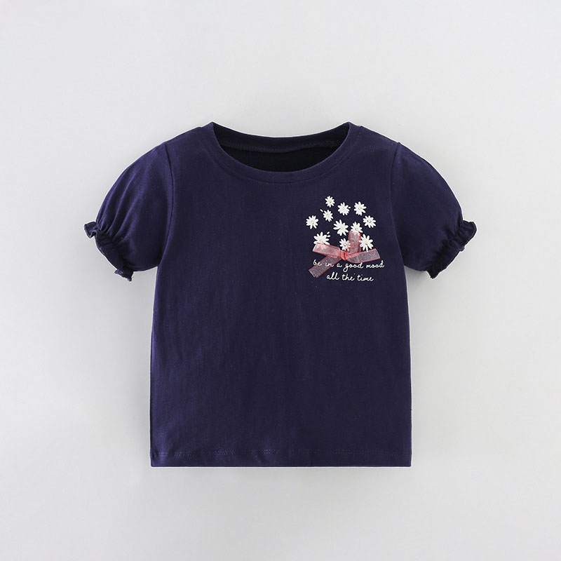 寬鬆百搭女童t卹~歐美風