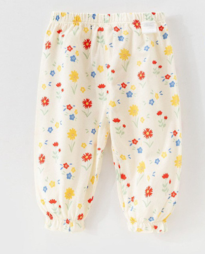 兒童透氣純棉防蚊褲