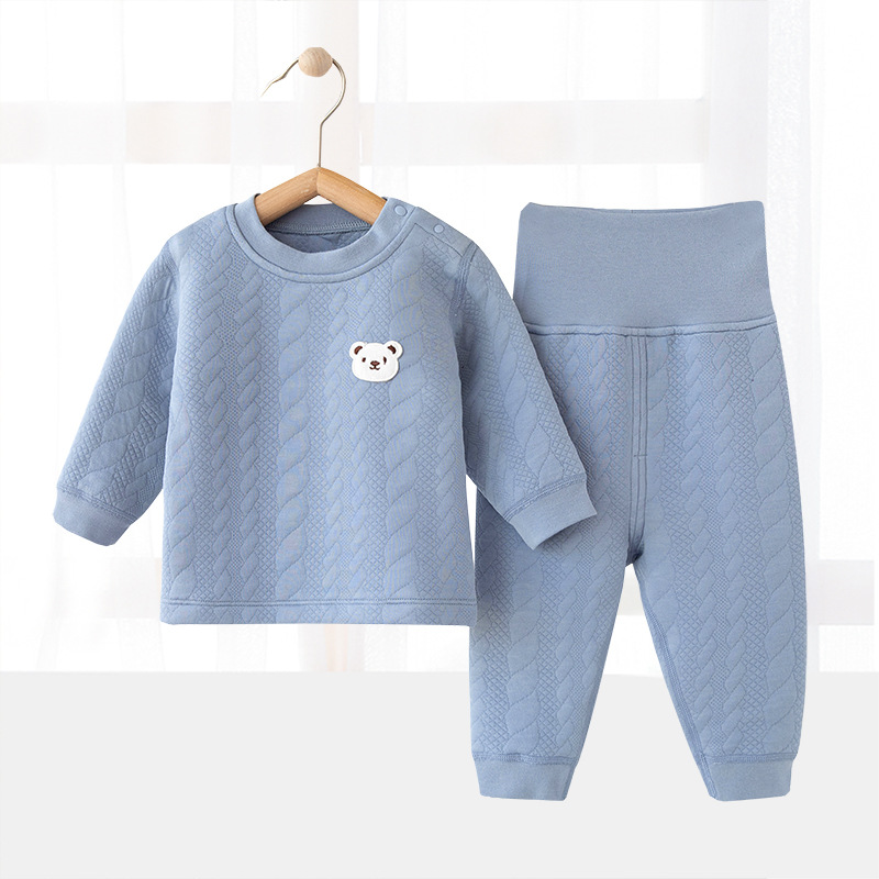 兒童純棉保暖秋衣秋褲套裝