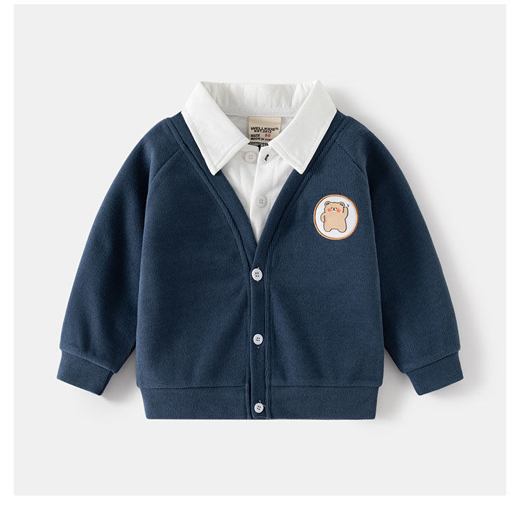 秋季新款韓版假兩件外套