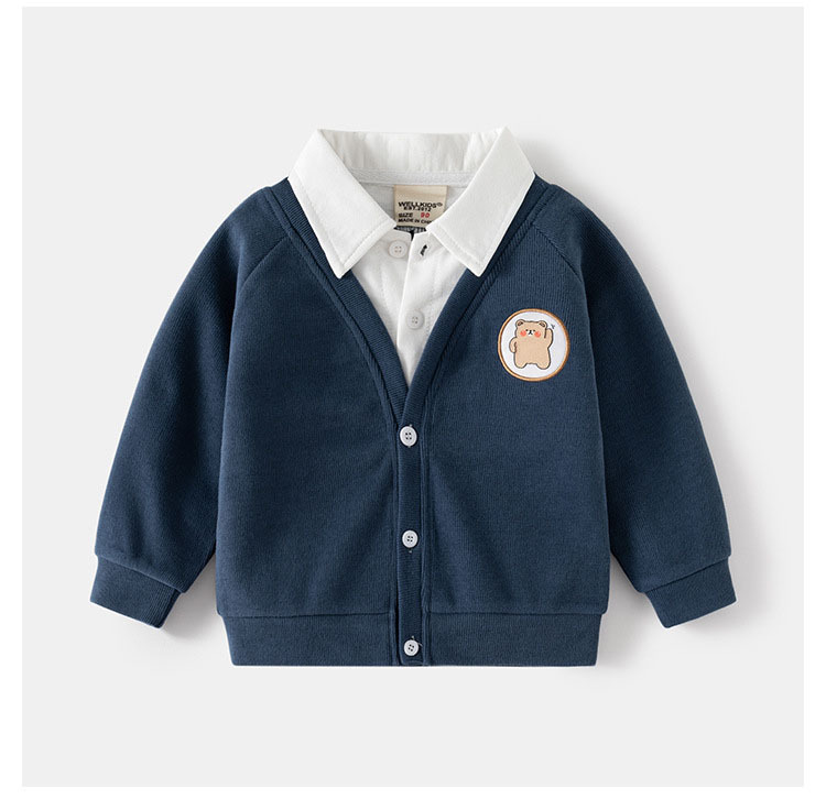 秋季新款韓版假兩件外套