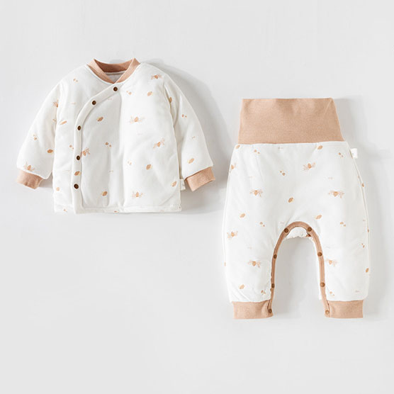 寶寶A類純棉秋衣秋褲套裝 