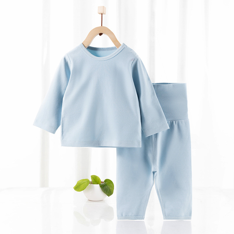 春秋舒絨款嬰兒長袖秋衣褲套裝