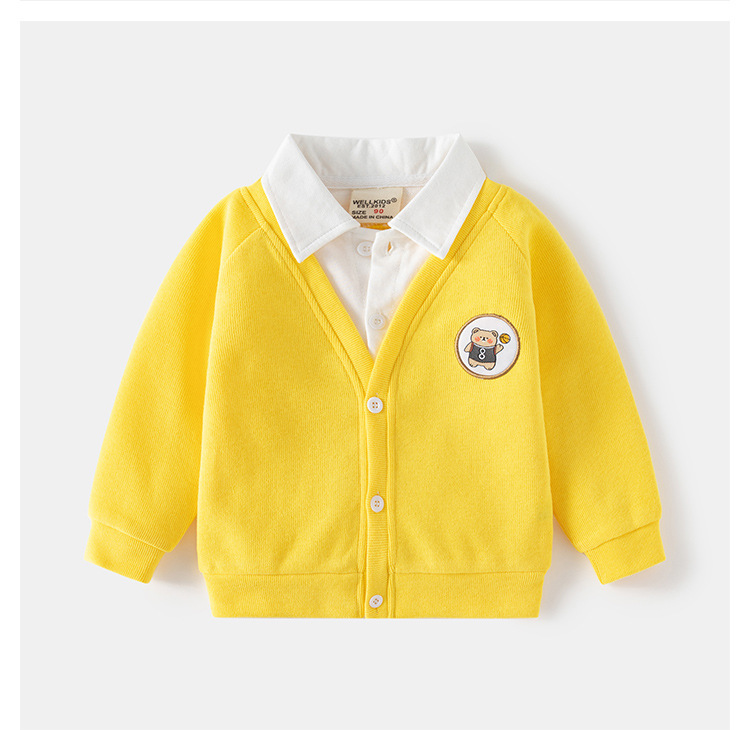 秋季新款韓版假兩件外套