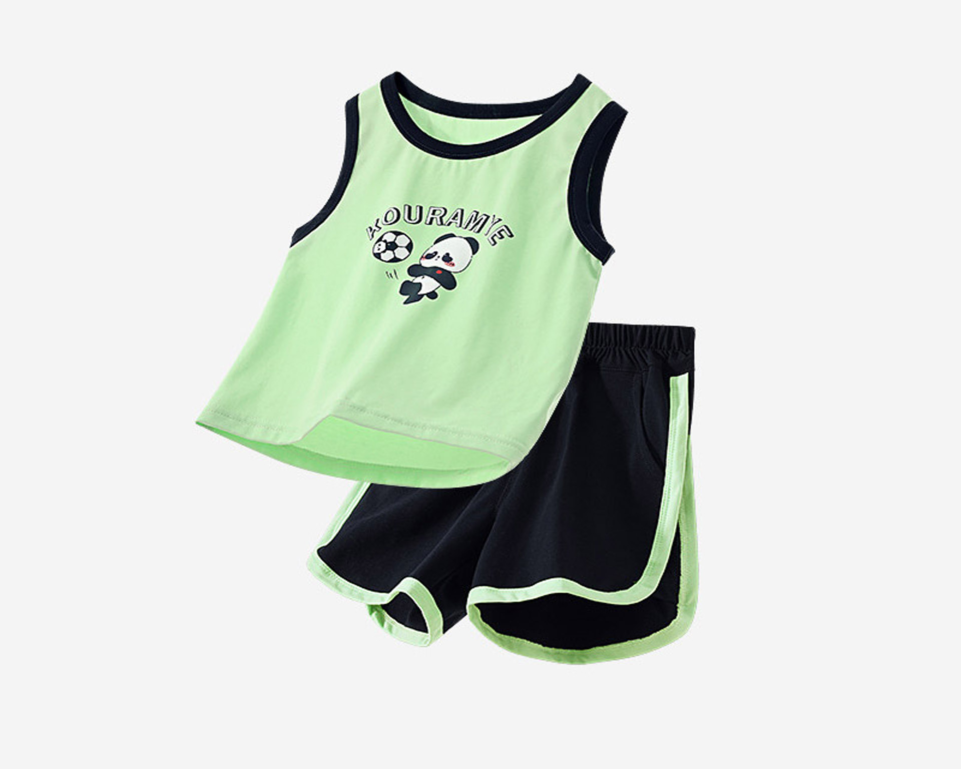 夏季兒童純棉韓版運動套裝