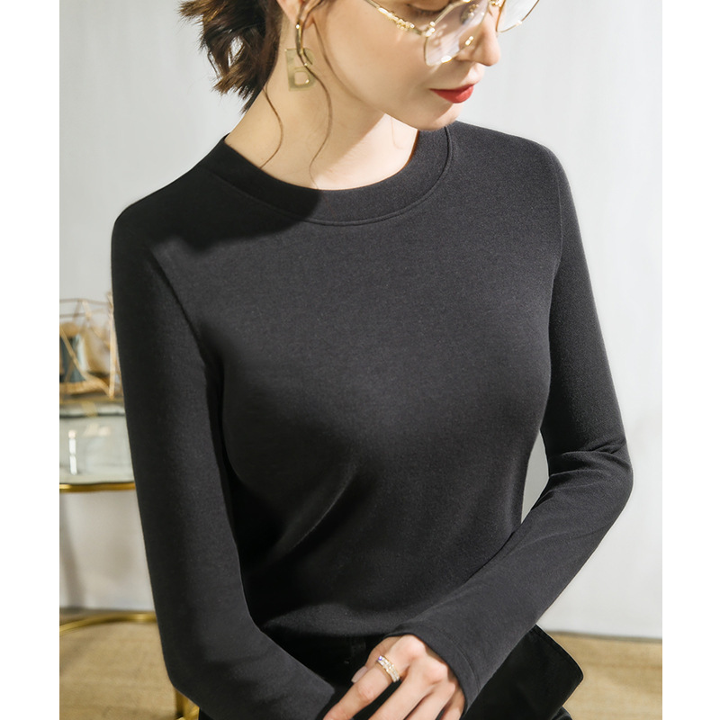 [嚴選爆品]洋氣圓領打底衫女內搭