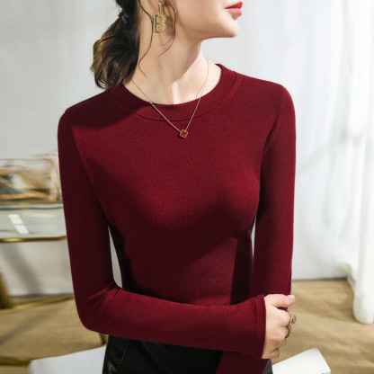 [嚴選爆品]洋氣圓領打底衫女內搭