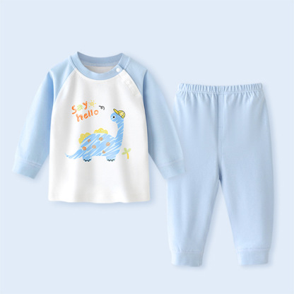 兒童純棉秋衣秋褲套裝 