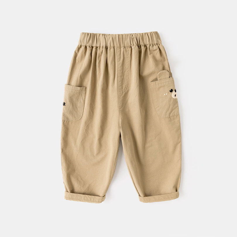 兒童秋季工裝褲 