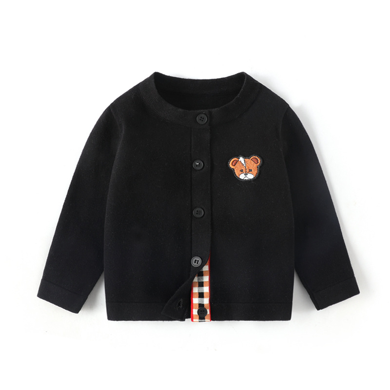 春秋季新款兒童韓版條紋針織衫