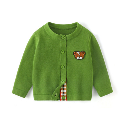 春秋季新款兒童韓版條紋針織衫