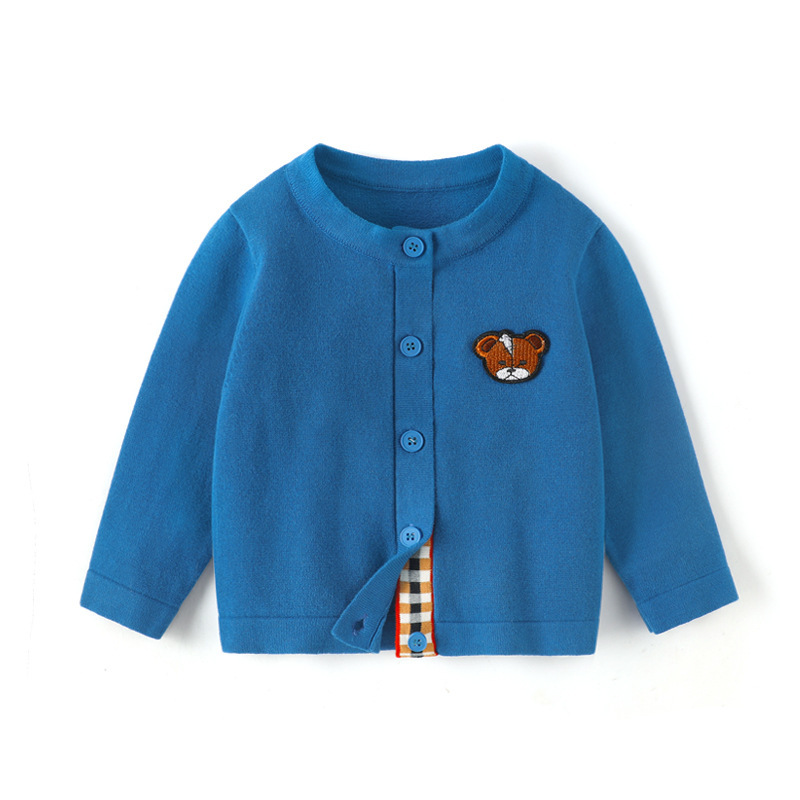 春秋季新款兒童韓版條紋針織衫