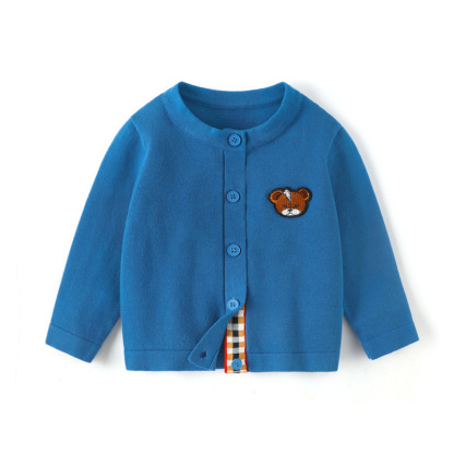 春秋季新款兒童韓版條紋針織衫