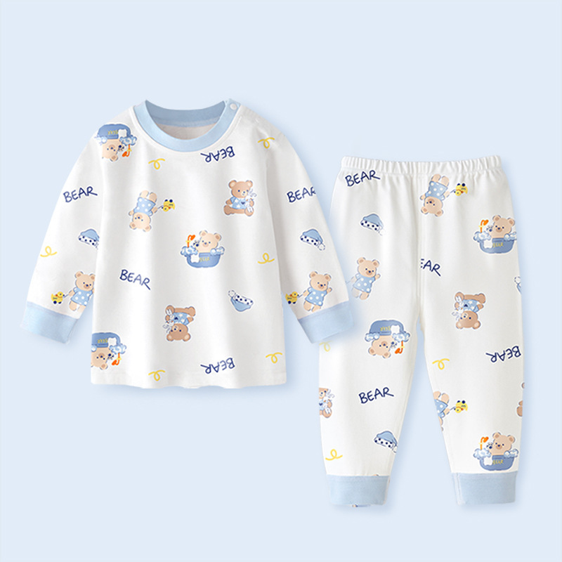 兒童純棉秋衣秋褲套裝 