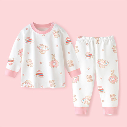 兒童純棉秋衣秋褲套裝 