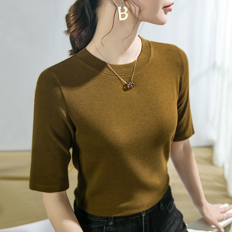 [嚴選爆品]洋氣圓領打底衫女內搭