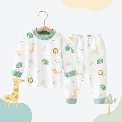 兒童純棉秋衣秋褲套裝 