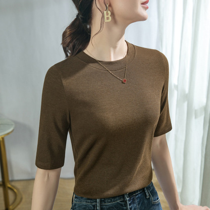 [嚴選爆品]洋氣圓領打底衫女內搭