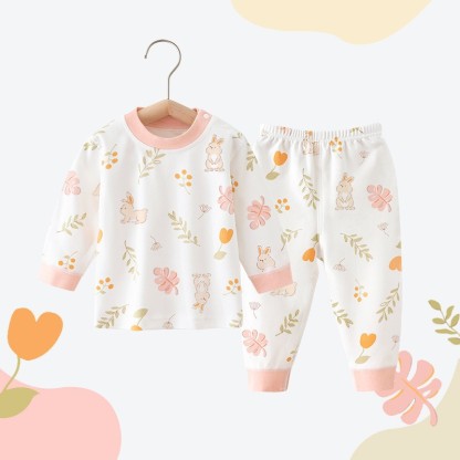 兒童純棉秋衣秋褲套裝 