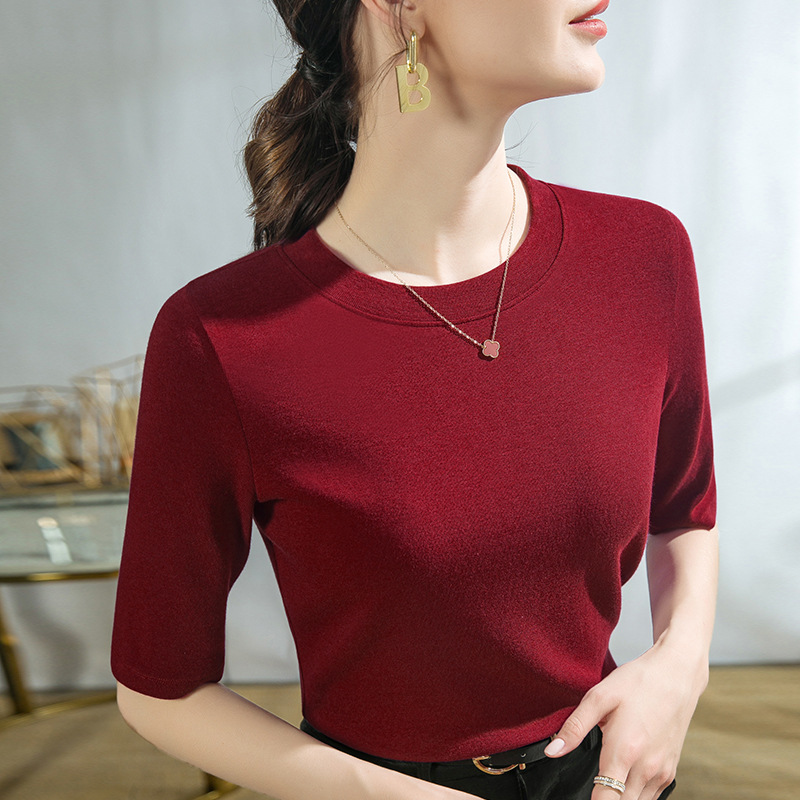 [嚴選爆品]洋氣圓領打底衫女內搭