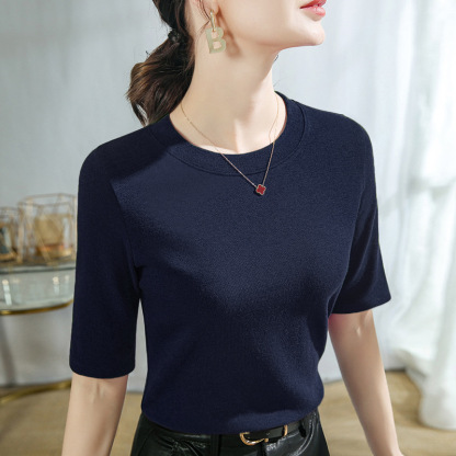 [嚴選爆品]洋氣圓領打底衫女內搭