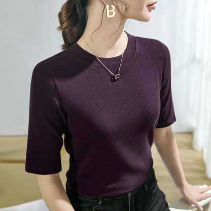 [嚴選爆品]洋氣圓領打底衫女內搭