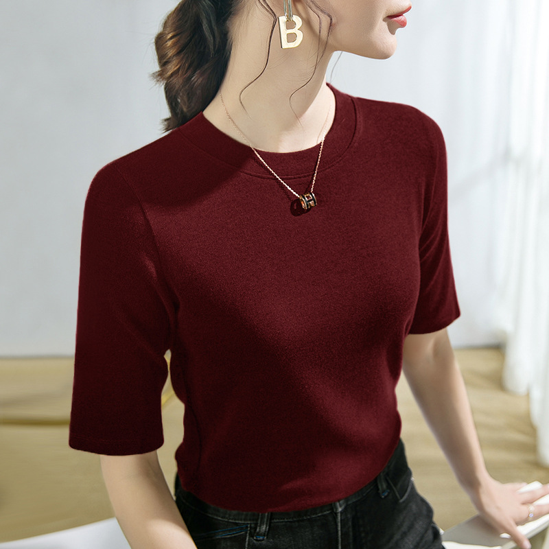 [嚴選爆品]洋氣圓領打底衫女內搭