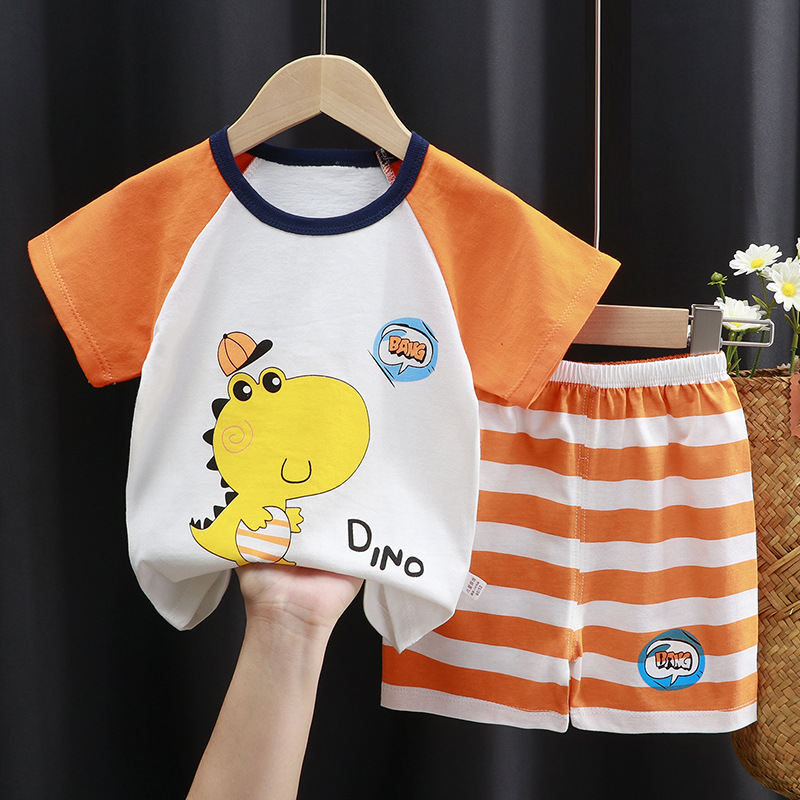 兒童韓版純棉短袖套裝