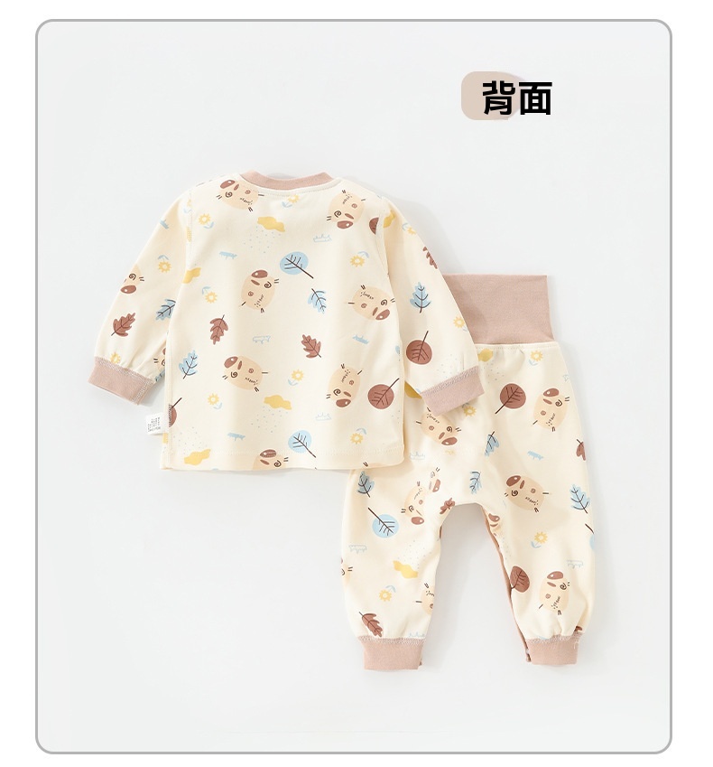嬰兒春秋款純棉長袖家居服套裝