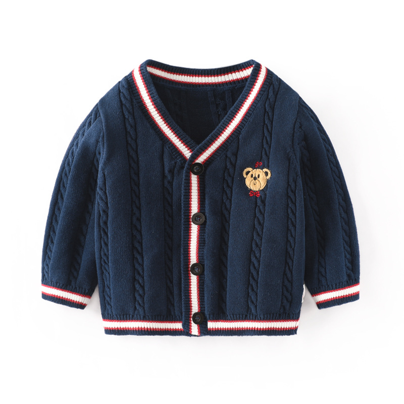 【清倉不退換】兒童毛衣a類單件秋冬韓版卡通針織上衣