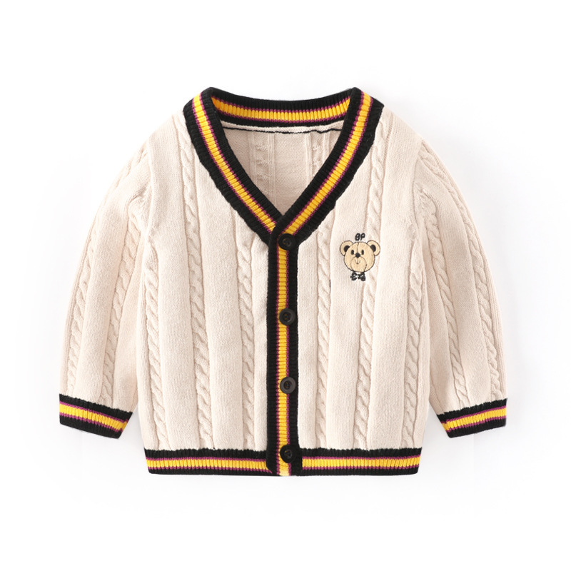 【清倉不退換】兒童毛衣a類單件秋冬韓版卡通針織上衣