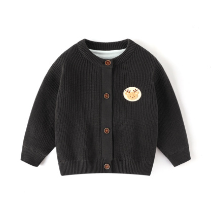 【清倉不退換】兒童毛衣a類單件秋冬韓版卡通針織上衣