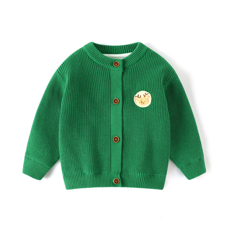 【清倉不退換】兒童毛衣a類單件秋冬韓版卡通針織上衣