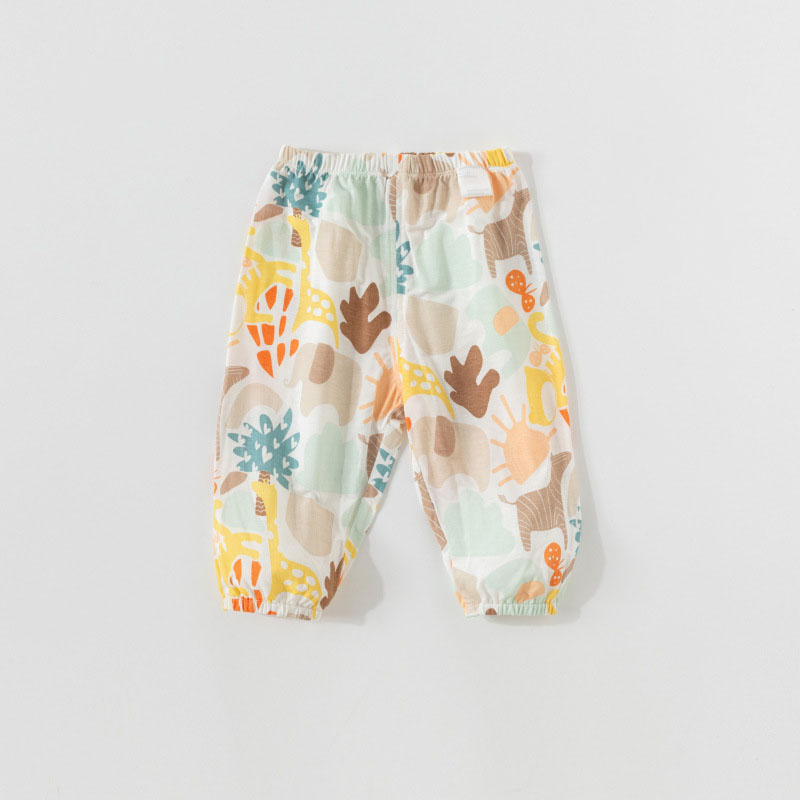 兒童透氣純棉防蚊褲