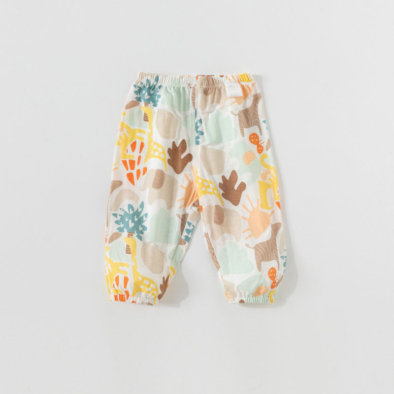 兒童透氣純棉防蚊褲