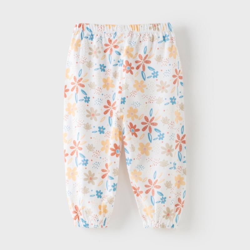 兒童透氣純棉防蚊褲