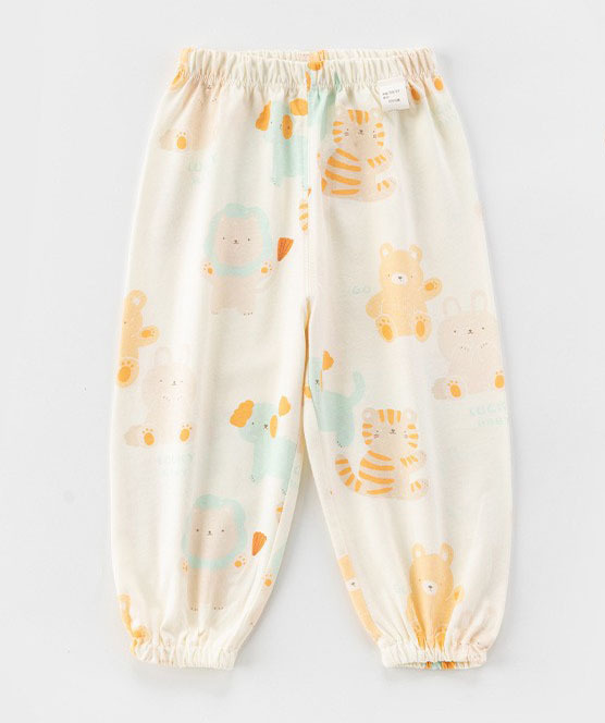 兒童透氣純棉防蚊褲