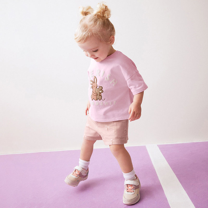 夏季純棉女童套裝