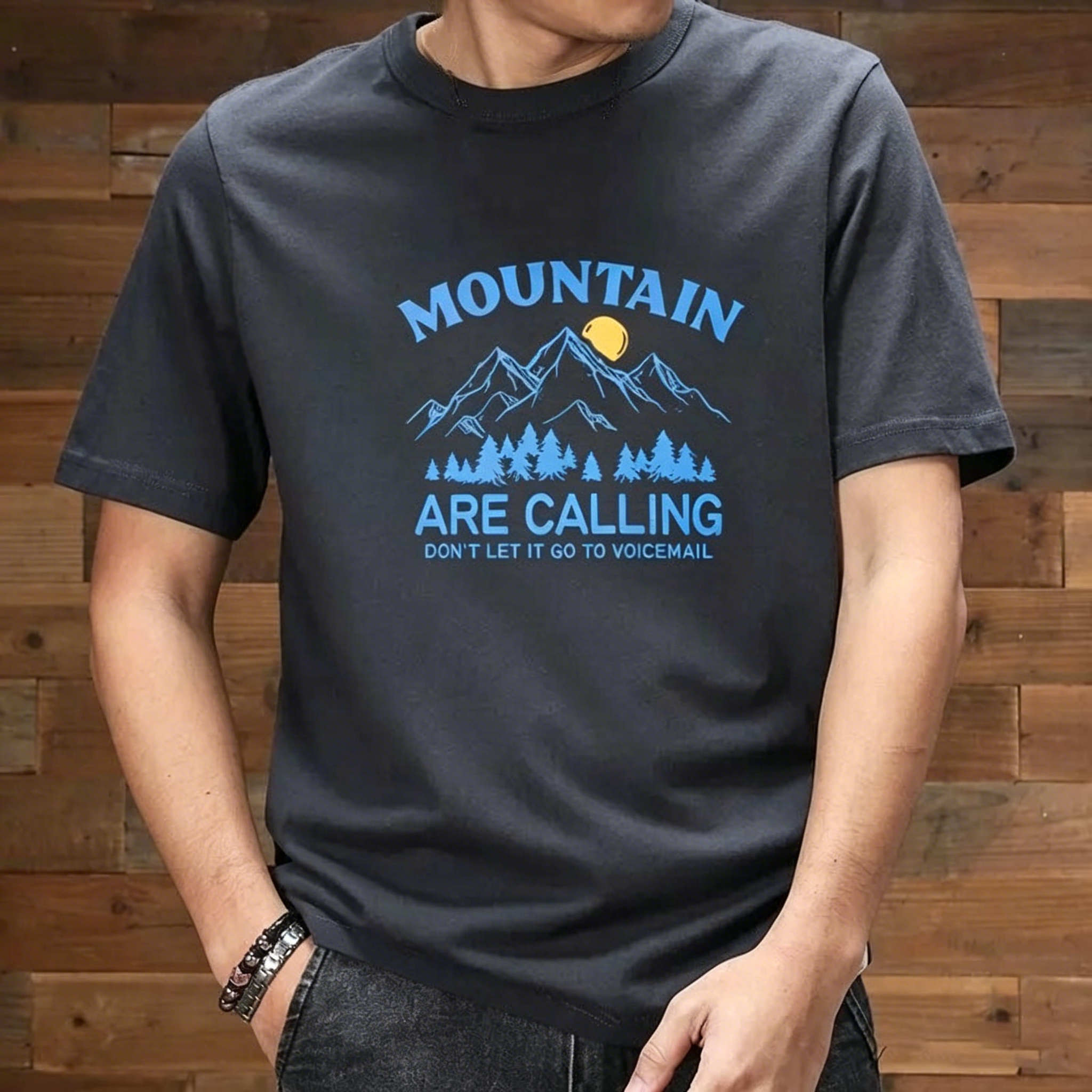 4色美式復古純棉圓領印花百搭潮流短袖T恤