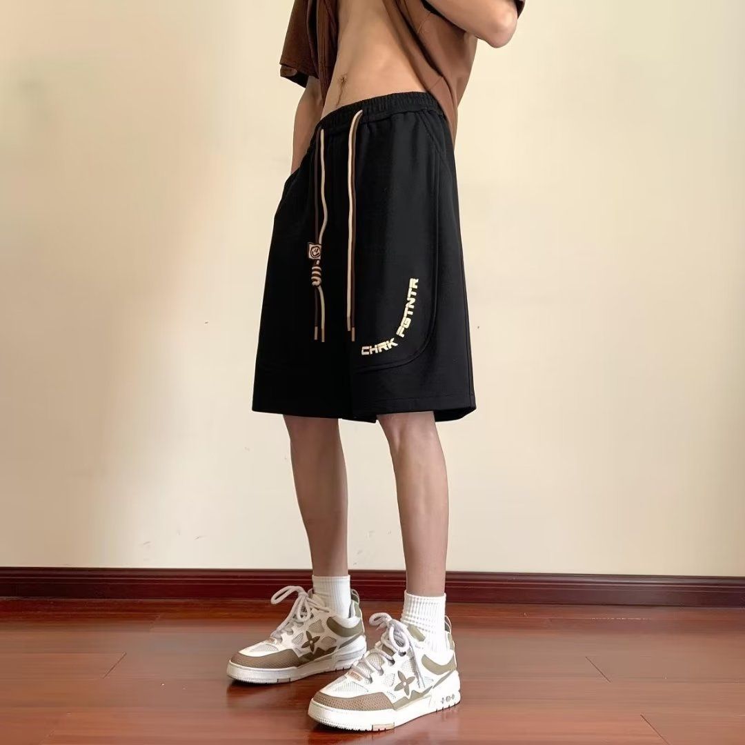 【單件/套裝】休閒百搭潮流寬鬆印花短袖T恤+短褲兩件套裝