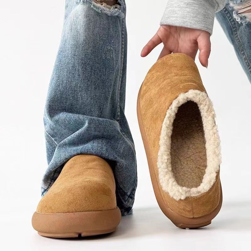 平底舒適大頭鞋包頭一腳蹬休閒懶人鞋