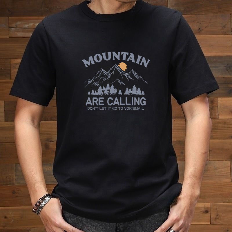 美式復古純棉圓領印花百搭潮流短袖T恤